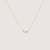 Pearl Solitaire Gold Necklace