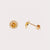 Citrine Solitaire Stud Earings