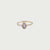 Goldbox Amsterdam Ring Amethyst Solitaire Ring