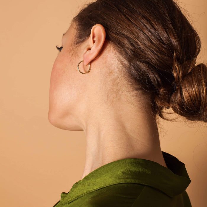 Goldbox Amsterdam Earrings Classic Gold Hoop Earrings