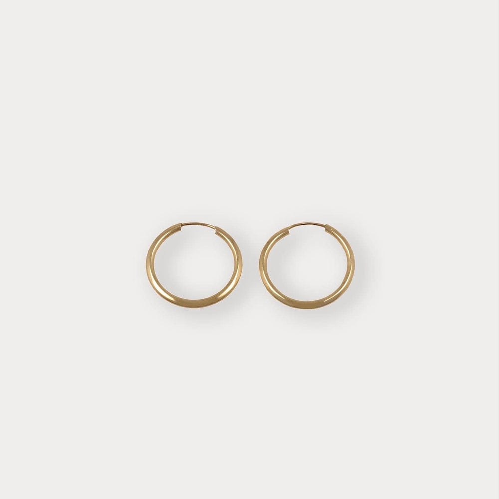 Goldbox Amsterdam Earrings Classic Gold Hoop Earrings