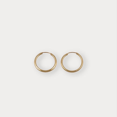 Goldbox Amsterdam Earrings Classic Gold Hoop Earrings