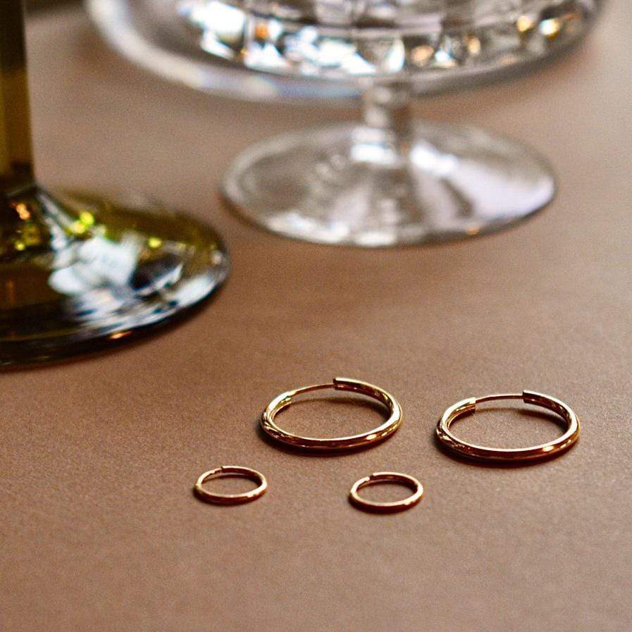 Goldbox Amsterdam Earrings Classic Gold Hoop Earrings
