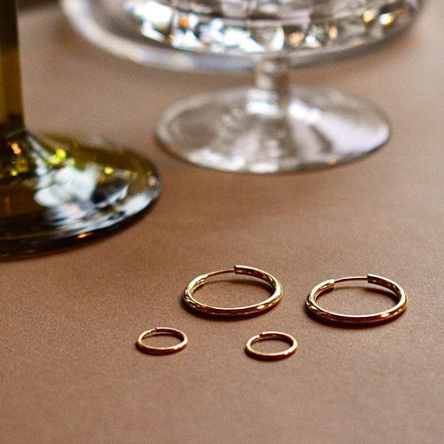 Goldbox Amsterdam Earrings Classic Gold Hoop Earrings