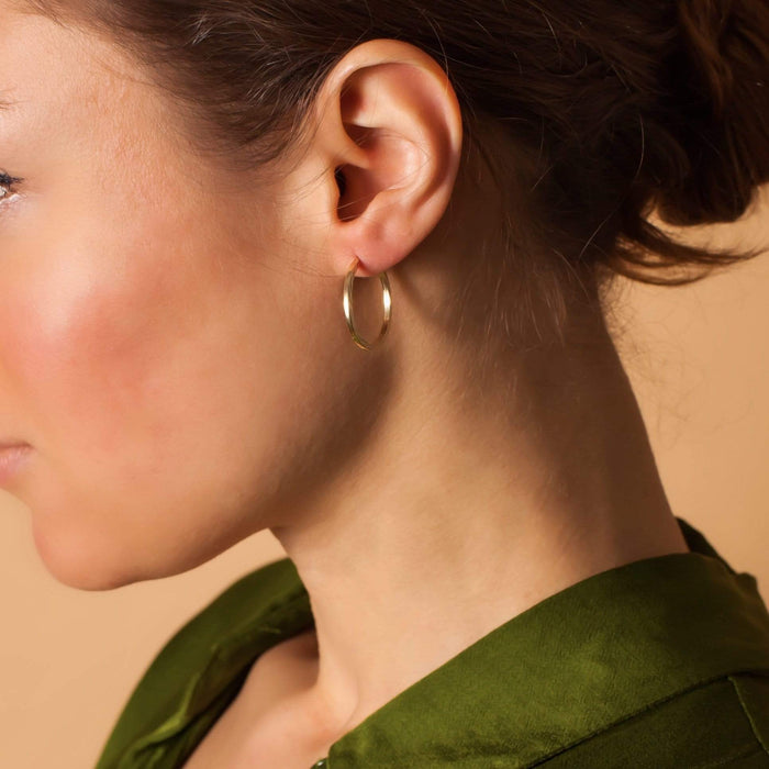 Goldbox Amsterdam Earrings Coco Gold Hoop Earrings