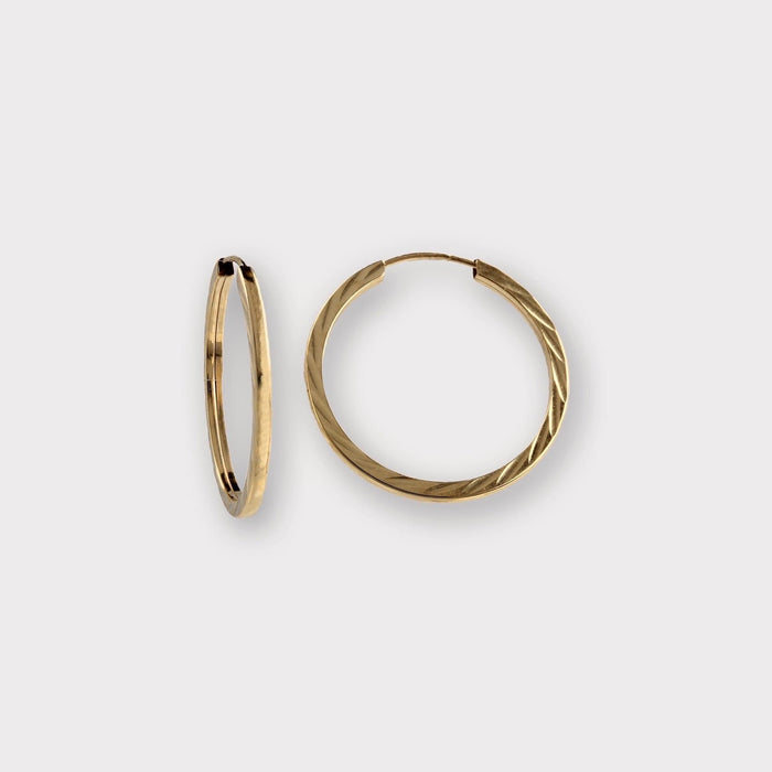 Goldbox Amsterdam Earrings Coco Gold Hoop Earrings