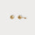 Goldbox Amsterdam Earrings Discoball Gold Stud Earrings Disco Ball Stud Earrings