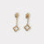 Goldbox Amsterdam Earrings Gold Clover Drop Earrings Clover Drop Earrings