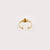 Goldbox Amsterdam Ring Golden Citrine Solitaire Ring