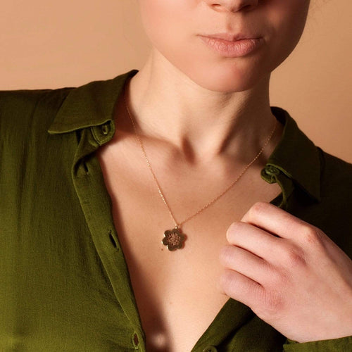 Goldbox Amsterdam Pendant Lucky Clover Pendant