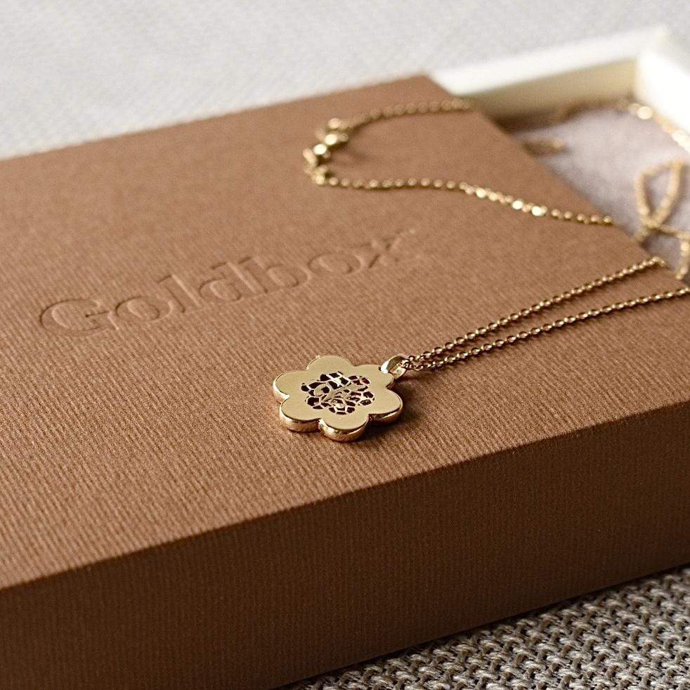 Goldbox Amsterdam Pendant Lucky Clover Pendant
