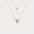 Goldbox Amsterdam Necklace Mosaic Triangle Necklace
