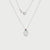 Goldbox Amsterdam Necklace Topaz/Amethyst Gemstone Necklace