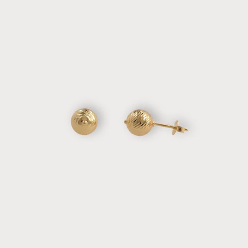 Goldbox Amsterdam Earrings Discoball Gold Stud Earrings Disco Ball Stud Earrings